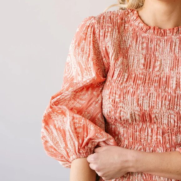 Rose Gilded Palm Hali Top - Picture 2 of 2